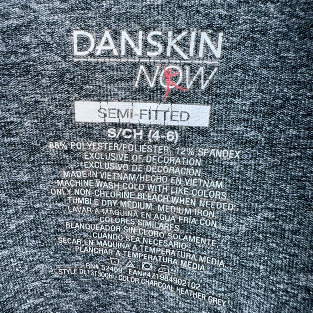 Danskin Gray Athletic Jacket Size Small with full zipper - Picture 3 of 5